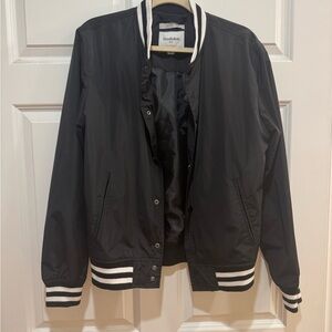 Goodfellow & Co Black and White Striped Jacket. Men’s Small.